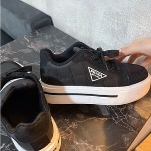 Prada Black and White Casual Sneakers